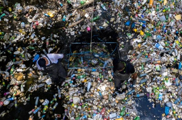 Une décharge de déchets plastiques à Panama en septembre 2019