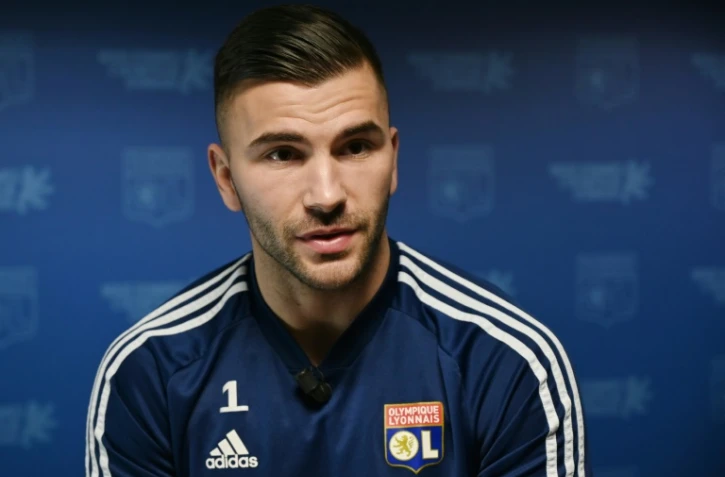 Le gardien de Lyon Anthony Lopes, le 22 février 2020 au centre d'entraînement de l'OL