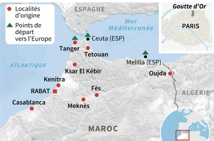 D'où viennent les mineurs marocains de la Goutte d'Or ?