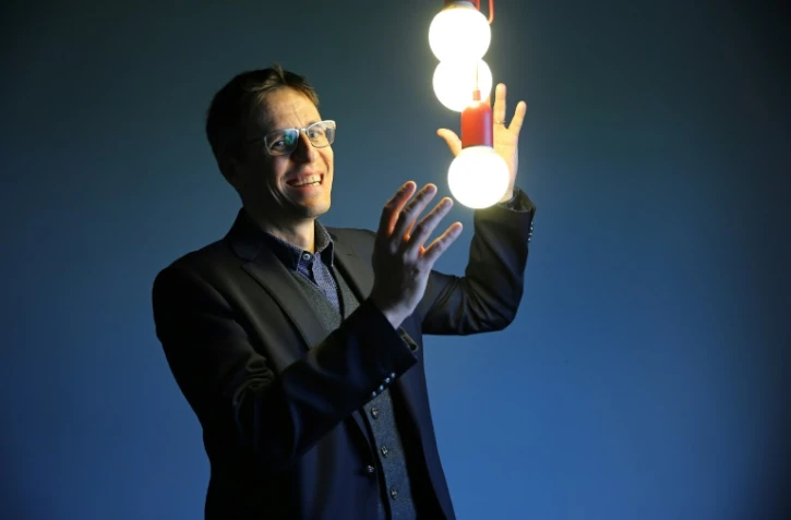 Le co-lauréat du prix Nobel de physique 2019 Didier Queloz, le 8 octobre 2019