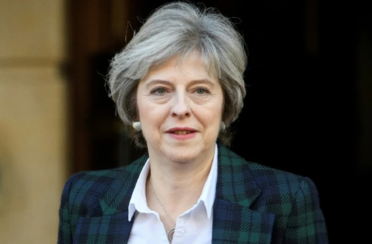 La première ministre britannique Theresa May à Londres, le 17 janvier 2017