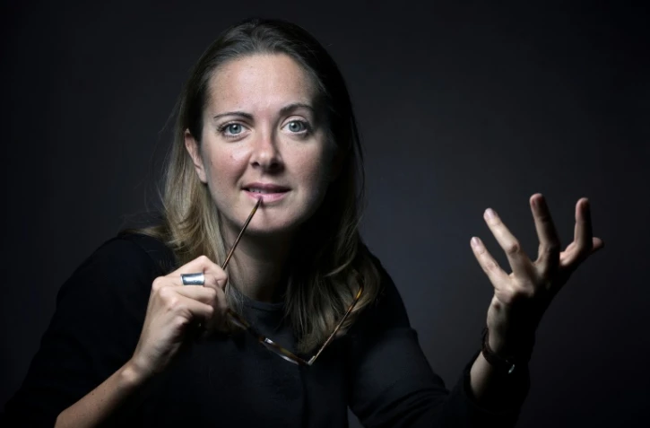 La journaliste Charline Vanhoenacker à Paris, le 3 novembre 2015