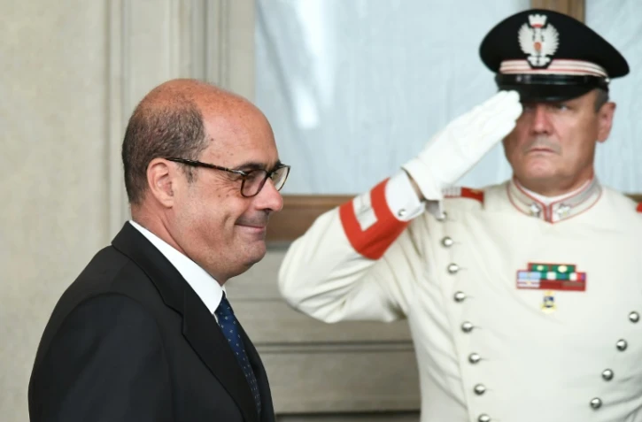 Le leader du parti démocrate Nicola Zingaretti le 22 août 2019 à Rome