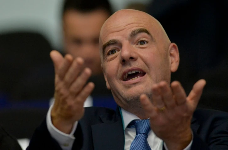 Le président de la FIFA  Gianni Infantino le 1er octobre 2016 à Cali 