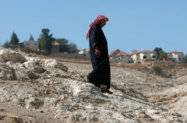 Abou Youssef le 10 octobre 2016 dans son petit village bédoin de Wadi Abou Hindi