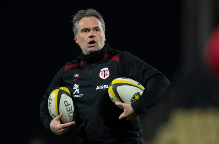 L'entraîneur de Toulouse, Ugo Mola, lors du match de Top 14 à La Rochelle, le 27 février 2021