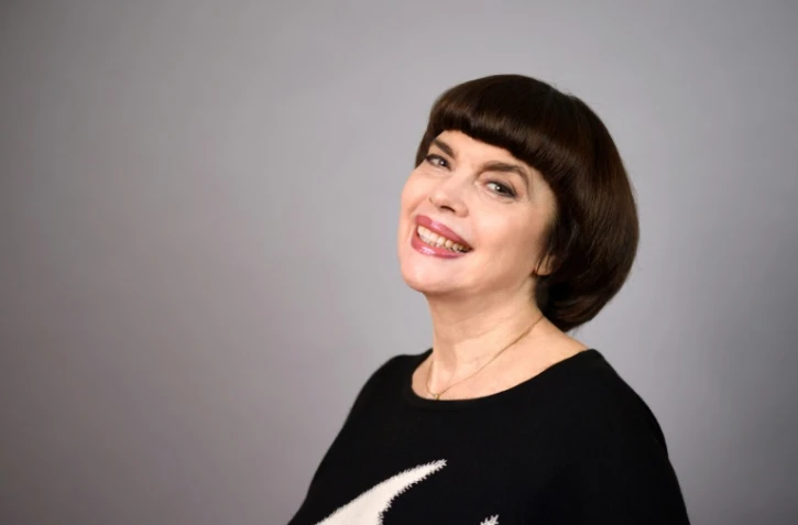 La chanteuse française Mireille Mathieu, le 21 novembre 2017 à Paris