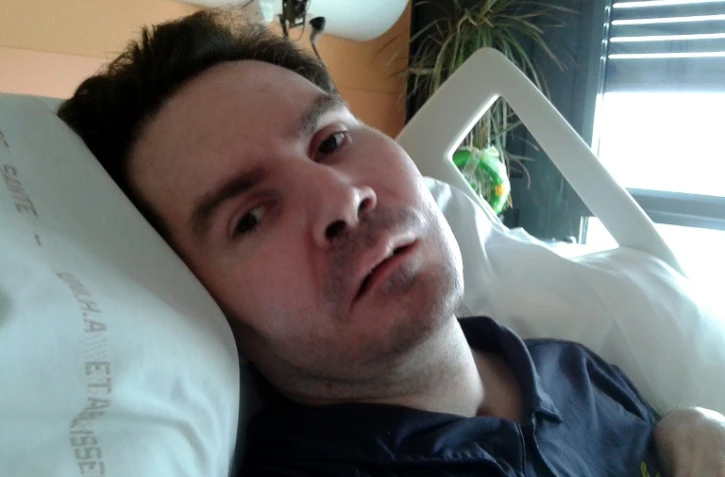 Vincent Lambert, le 3 juin 2015 (photo transmise par la famille de Vincent Lambert)