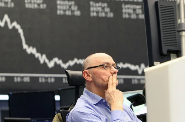 Un trader de la bourse de Francfort en Allemagne, le 8 février 2016
