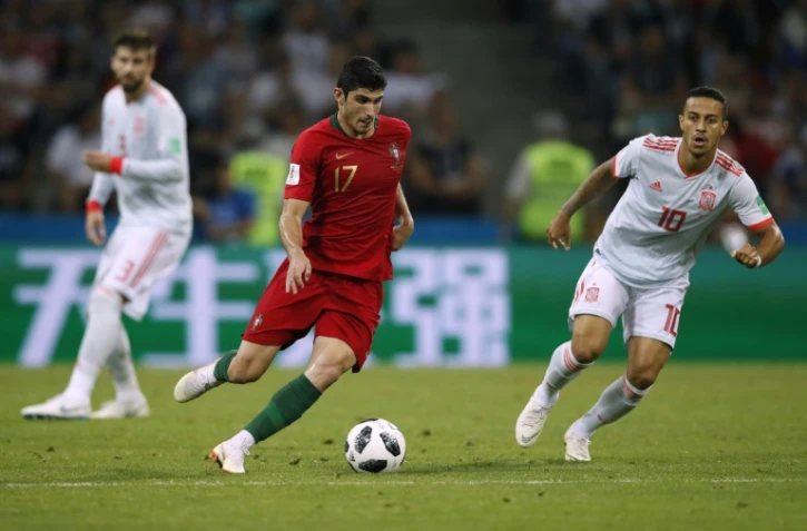 L'attaquant portugais Gonçalo Guedes lors du match contre l'Espagne lors du  Mondial, le 15 juin 2018 à Sotchi