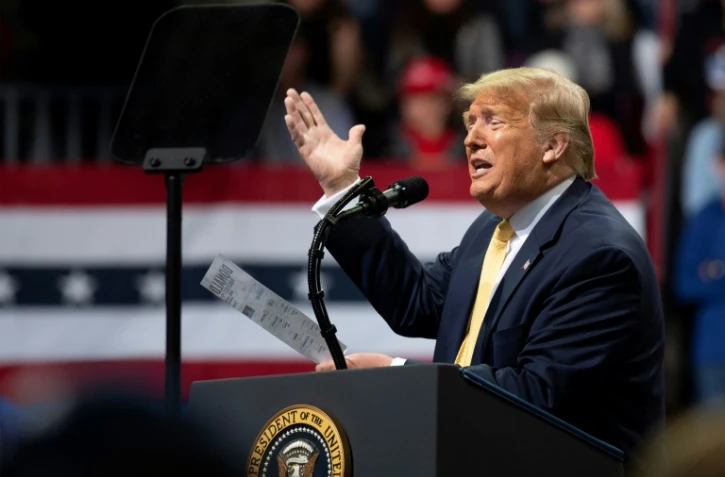 Le président américain Donald Trump lors d'un meeting à Colorado Springs, le 20 février 2020