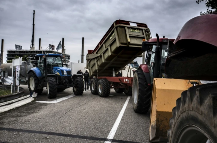 Blocage de la raffinerie de Feyzin près de Lyon, le 13 juin 2018 