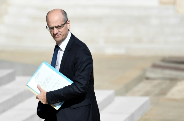 Le ministre de l'Education nationale Jean-Michel Blanquer, entrant à l'Elysée le 31 mai 2017, souhaite "autoriser à nouveau le redoublement" dès l'année scolaire 2017-2018
