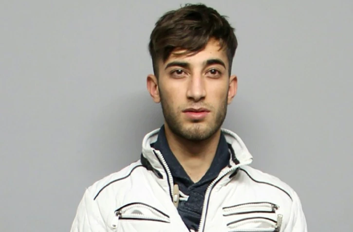Photo fournie le 7 juin 2018 par la police de Wiesbaden de l'Irakien Ali Bashar, 20 ans, soupçonné du viol et du meurtre d'une adolescente en Allemagne