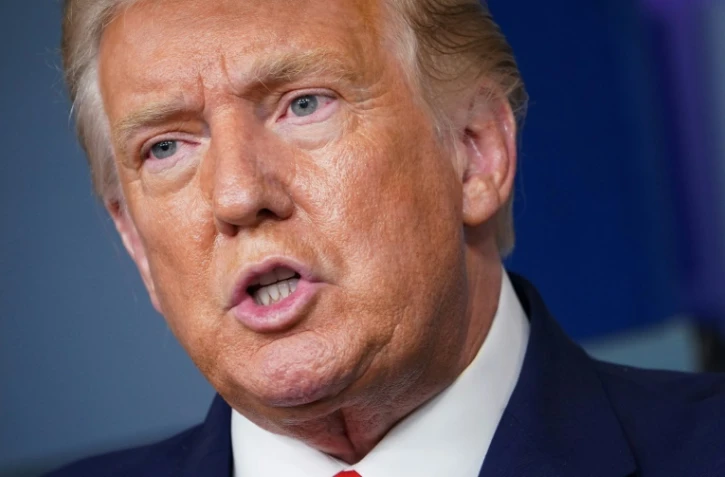 Donald Trump lors d'une conférence de presse à la Maison Blanche, le 31 août 2020