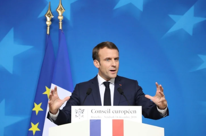 Emmanuel Macron, le 14 décembre 2018, à Bruxelles