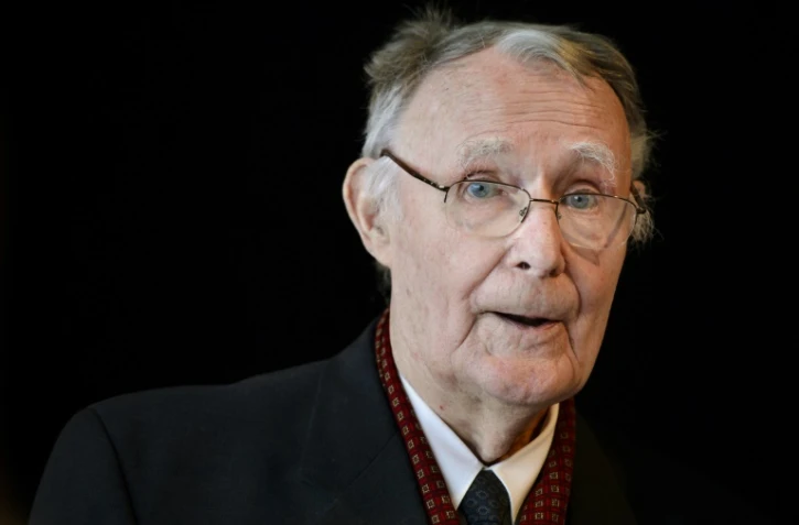 Le fondateur d'Ikea Ingvar Kamprad à Lausanne le 3 décembre 2012