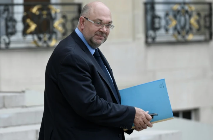 Le ministre de l'Agriculture Stéphane Travert le 22 septembre 2017 à Paris