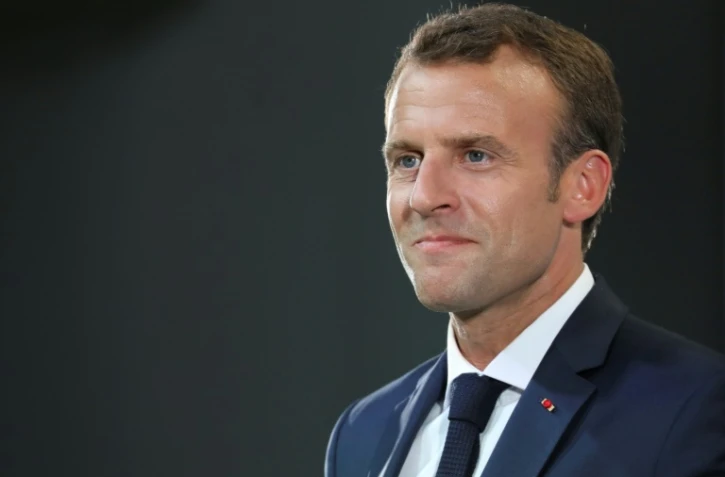 Le président français Emmanuel Macron à Montréal le 7 juin 2018