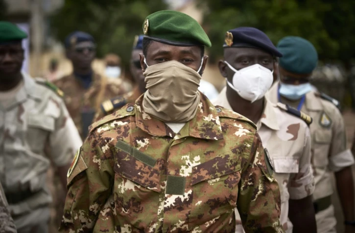 Le colonel Assimi Goïta, le 18 septembre 2020 à Bamako, au Mali