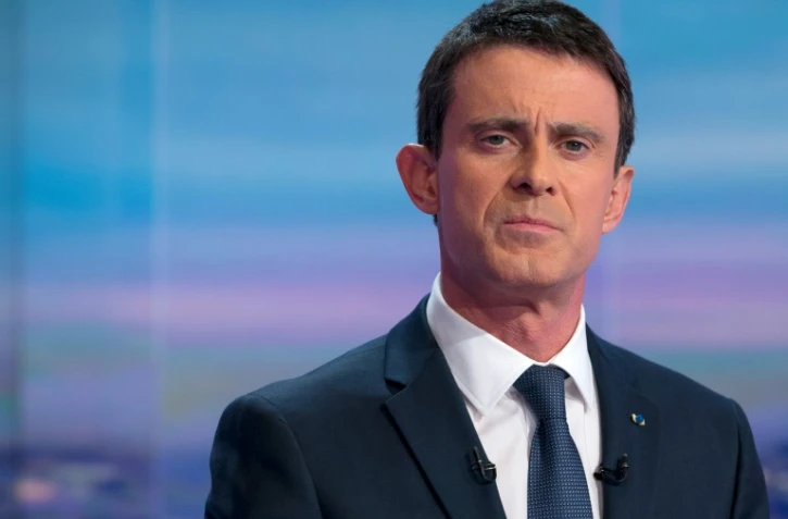 Le Premier ministre Manuel Valls sur le plateau de TF1 le 7 décembre 2015