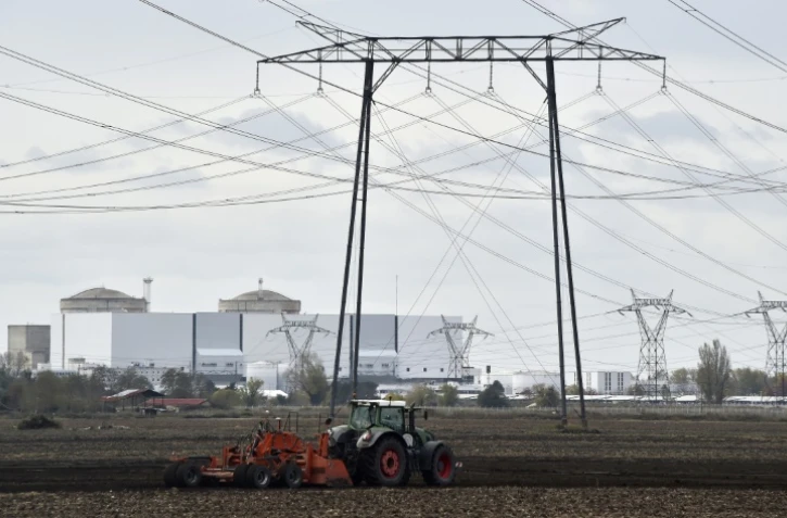 Pylônes électriques en Gironde le 8 novembre 2017