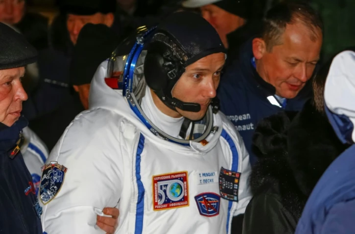 Thomas Pesquet le 17 novembre 2016 à Baïkonour 