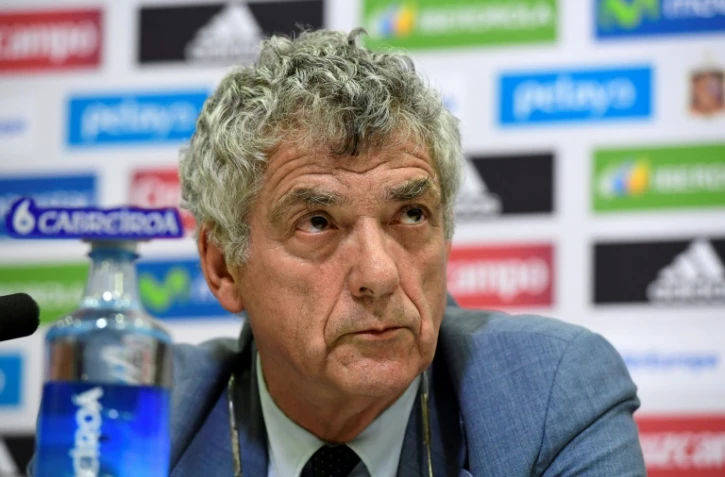 Le président de la Fédération espagnole de football Angel Villar, le 21 juillet 2016 à Madrid