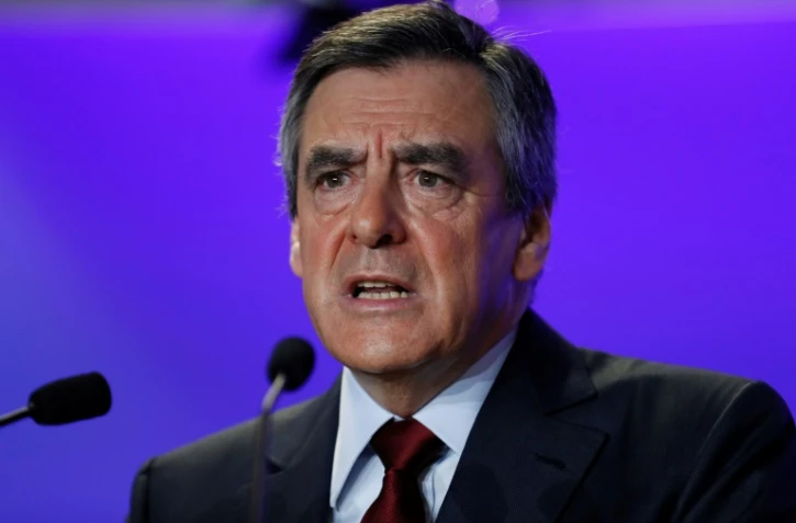 François Fillon lors de ses voeux à la presse le 10 janvier 2017 à Paris