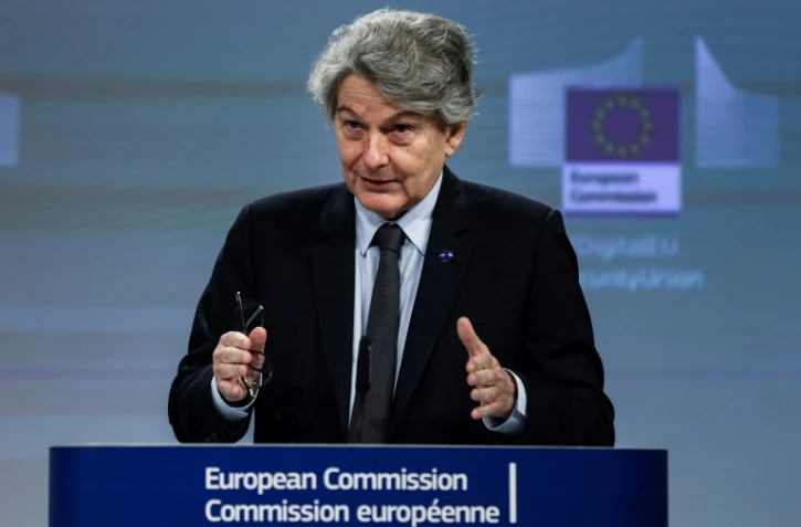 Le commissaire au Marché intérieur Thierry Breton le 16 décembre 2020 à Bruxelles