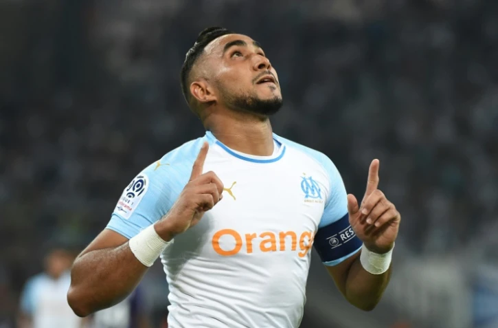 L'attaquant de Marseille Dimitri Payet auteur d'un doublé lors de la victoire face à Toulouse 4-0 au Stade Vélodrome le 10 août 2018