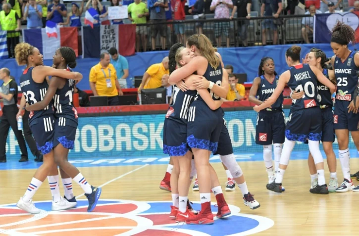 Les Bleues qualifiées pour la finale de l'Euro après leur victoire sur la Grèce à Prague, le 24 juin 2017