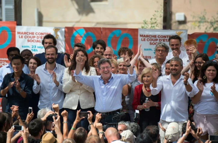 Jean-Luc Mélenchon aux journées de la France insoumise à Marseille, le 27 août 2017