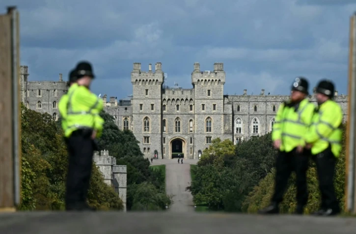 Le chateau de Windsor le 16 septembre 2025
