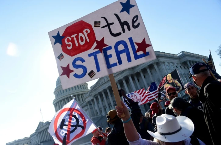 Des supporteurs de Donald Trump manifestent le 14 novembre 2020 à Washington