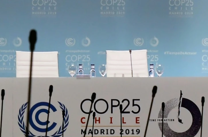 La tribune de la COP25 à Madrid vendredi 13 décembre 2019