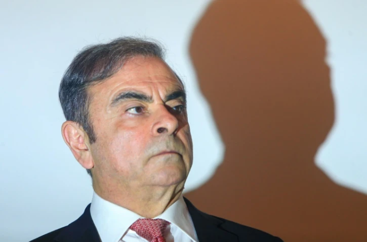 Carlos Ghosn, l'ancien patron de Renault et Nissan, lors de sa conférence de presse à Beyrouth, le 8 janvier 2020
