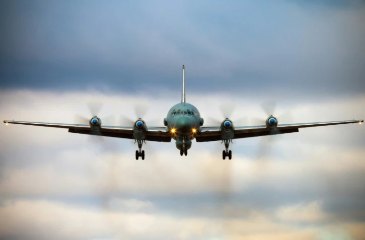 Photo non datée d'un avion IL-20 de l'armée russe