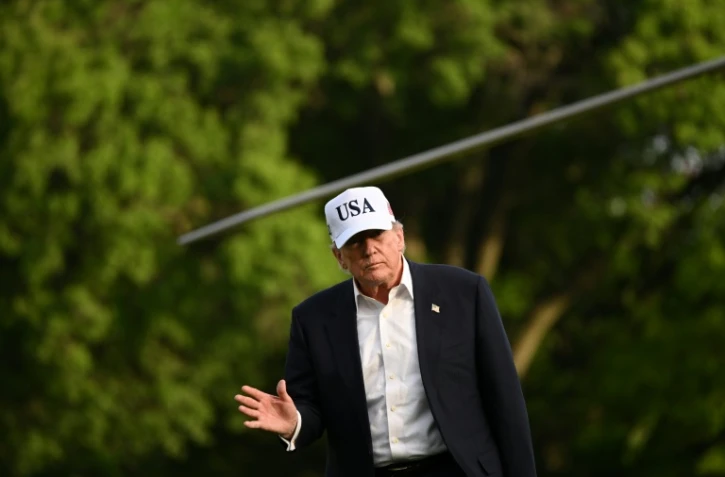 Le président américain Donald Trump à la Maison Blanche le 15 mai 2026