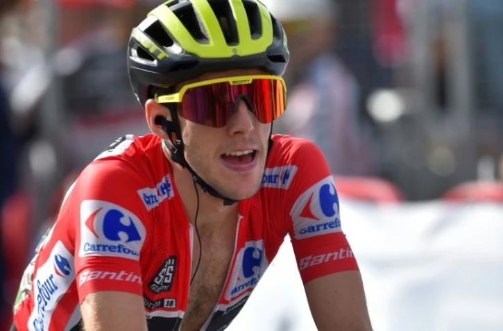 Le Britannique Simon Yates lors de la 19e étape du Tour d'Espagne le 14 septembre 2018 