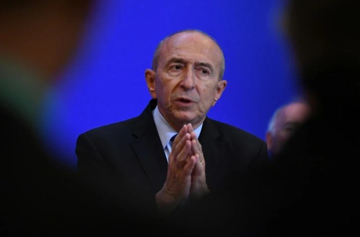 Le ministre de l'Intérieur Gérard Collomb à La Rochelle, le 28 octobre 2017