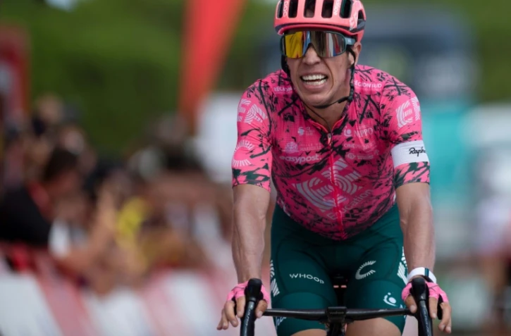 Le coureur colombien Rigoberto Uran s'est imposé lors de la 17e étape du Tour d'Espagne mercredi.