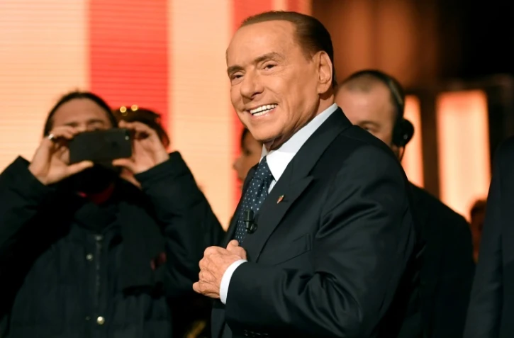 L'ancien Premier ministre italien Silvio Berlusconi, à Rome, le 18 janvier 2018