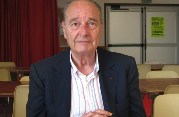 L'ancien président Jacques Chirac le 26 juillet 2012 à Paris