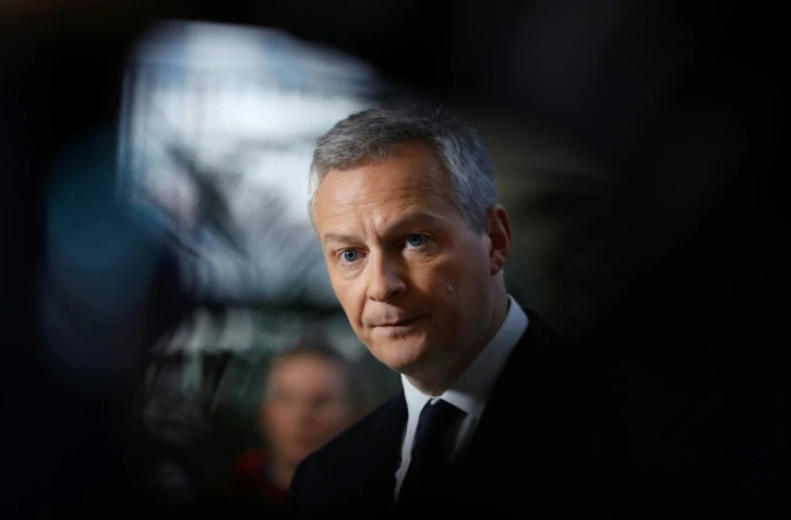Le ministre de l'Economie Bruno Le Maire à Paris, le 12 janvier 2018