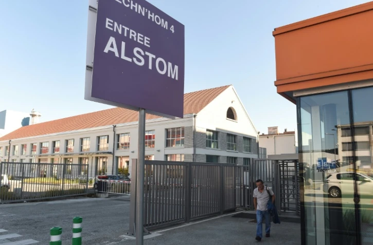 L'entrée de l'usine Alstom de Belfort, le 7 septembre 2016