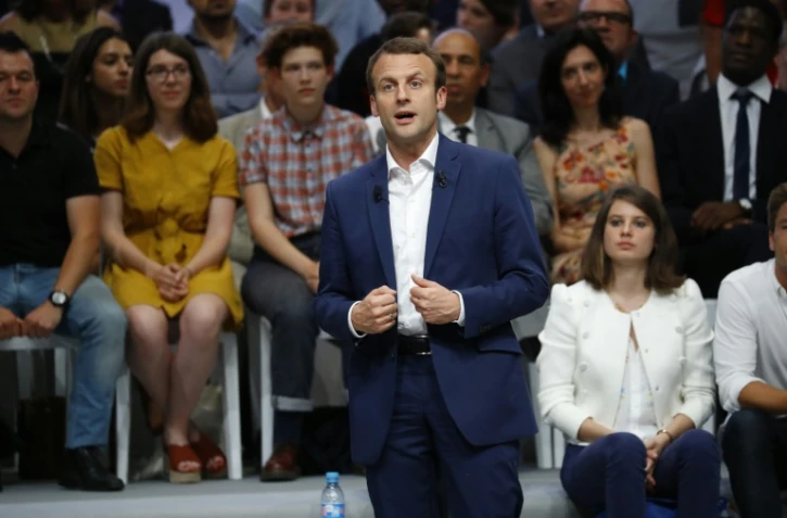 Emmanuel Macron à la Mutualité, le 12 juillet 2016 à Paris