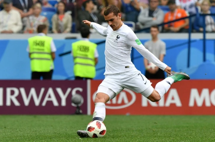Antoine Griezmann buteur lors de la qualification de la France en demi finales du Mondial le 6 juillet 2018