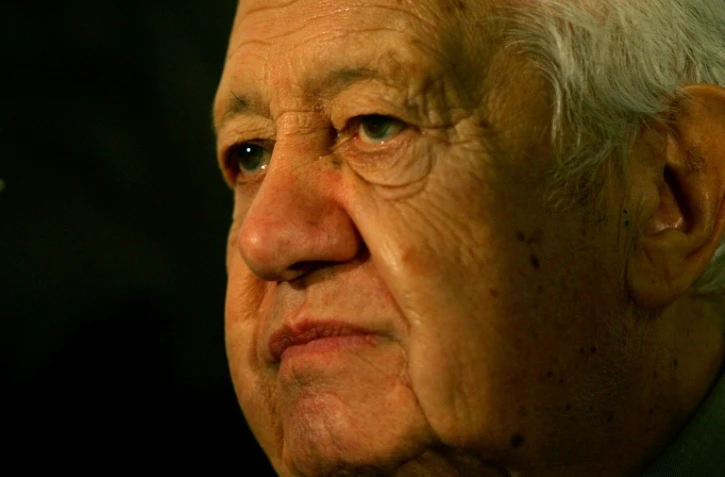 L'ancien président socialiste portugais Mario Soares, le 11 janvier 2006 à Gouveia (320 km à l'est de Lisbonne)