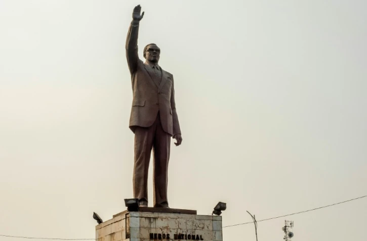La statue du héros de l'indépendance congolaise Patrice Lumuba, le 25 juin 2020 à Kinshasa, en RDC